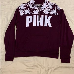 Pink half zip